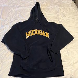 Blue Michigan University Hoodie Sweatshirt
